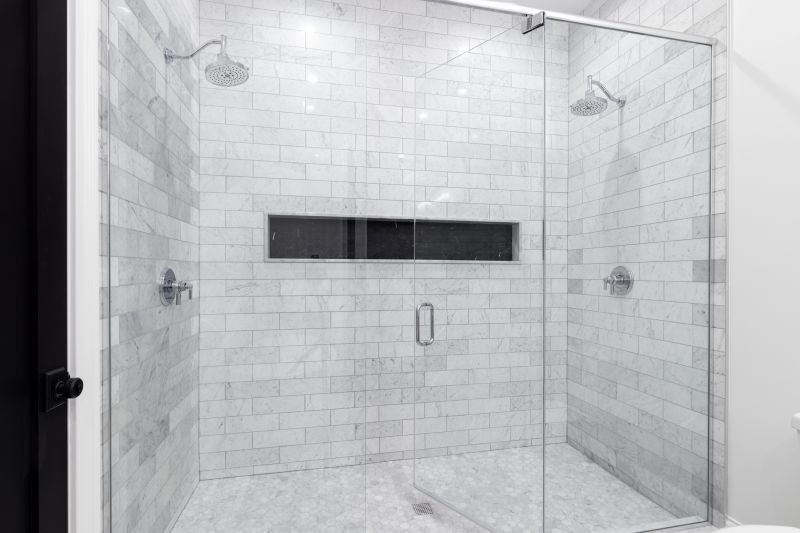 Black Framed Glass Shower